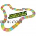 Twister Tracks Neon Glow in the Dark 221 Piece (11 feet) of Flexible Assembly Track Race Series   